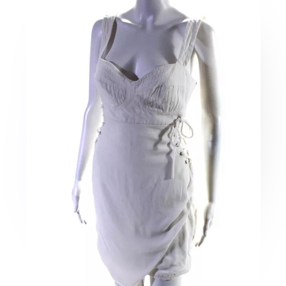 Nicholas Womens Christina Side Tie Mini Dress Size 2 - Picture 4 of 7